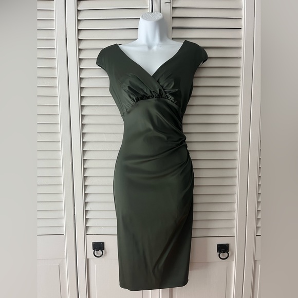 Ralph Lauren Emerald/Olive Green Dress Size